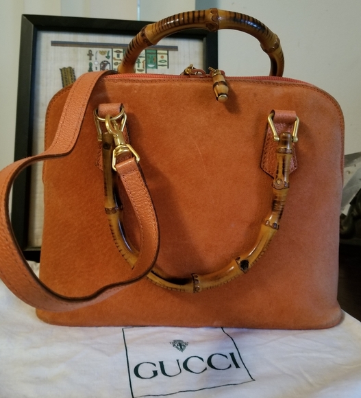 Gucci Tom Ford Diana suede 2 way bag - Picture 8 of 16